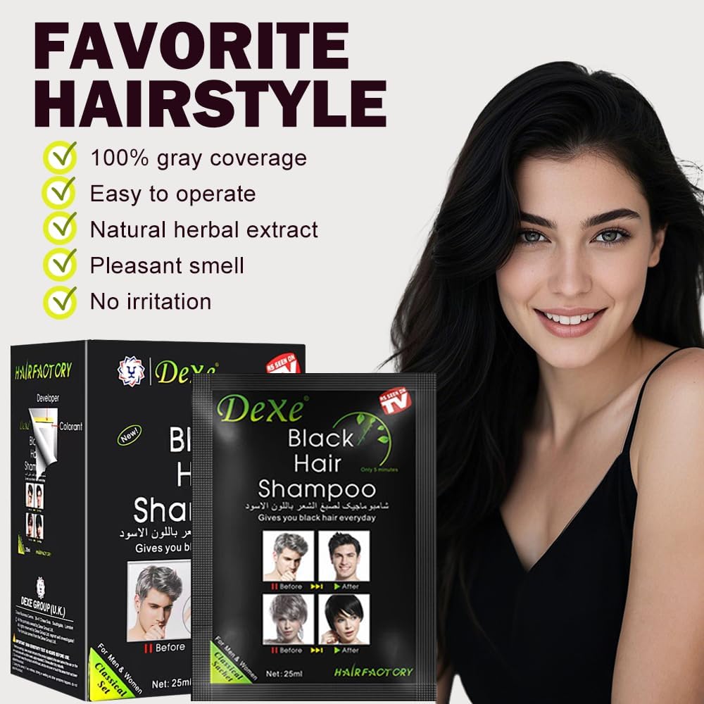 Champú Tinte Negro para Cubrir las Canas - additional image 3