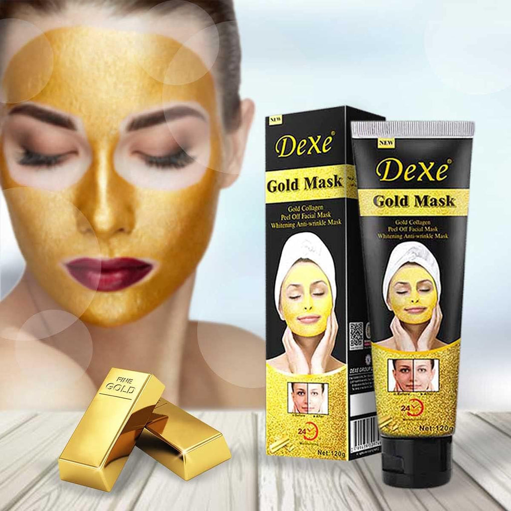 Mascarilla Facial de Oro y Colágeno - Efecto Iluminador, Anti edad e Hidratación 24 Hora - additional image 2