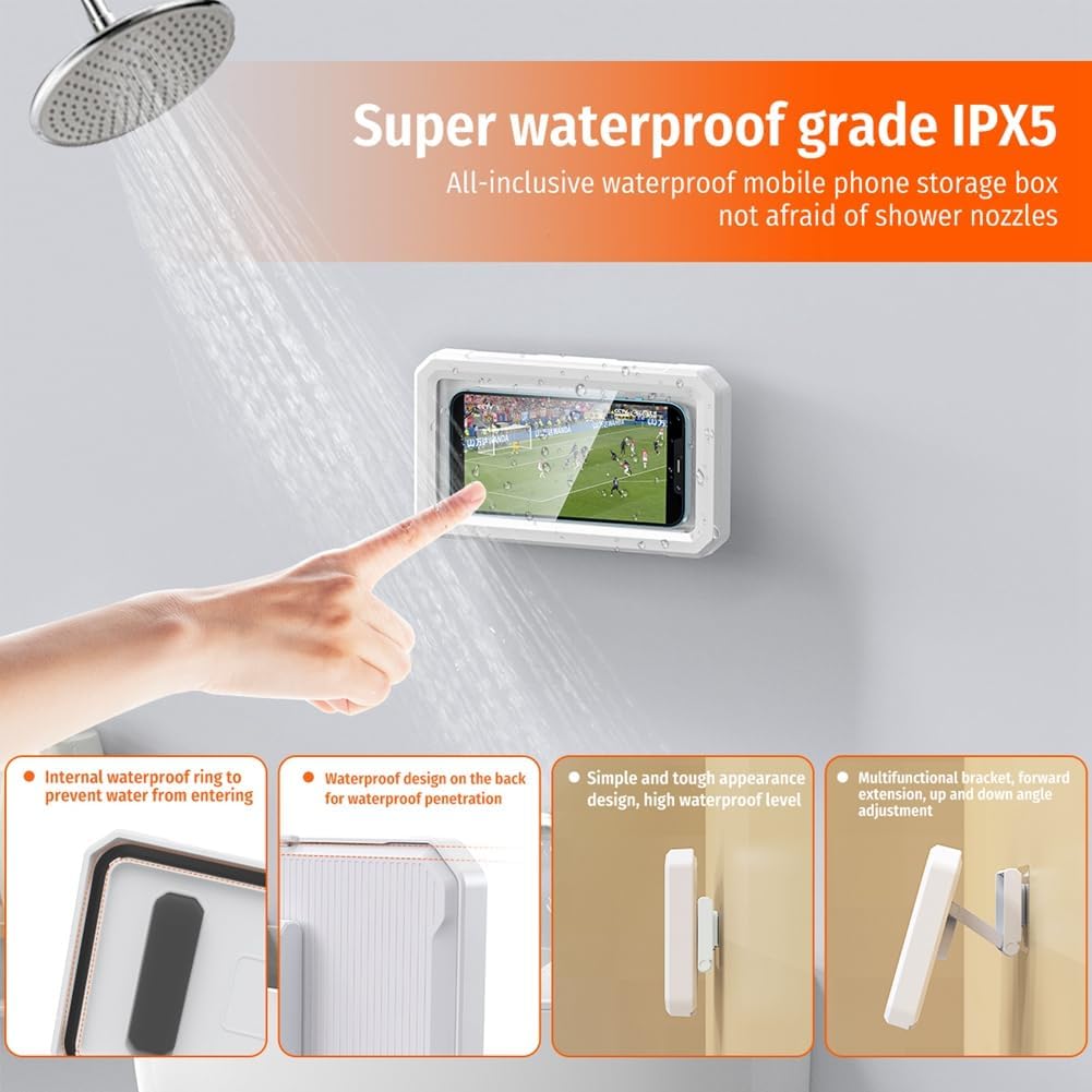 Soporte impermeable 360° para teléfono en la ducha - additional image 2