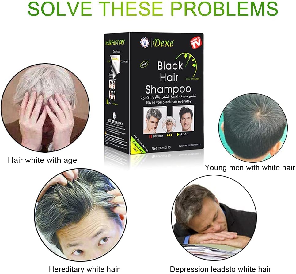 Champú Tinte Negro para Cubrir las Canas - additional image 4