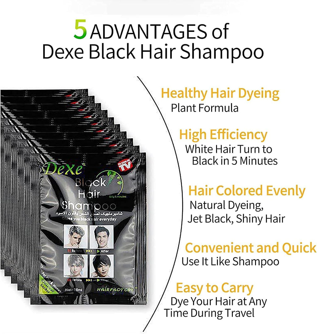 Champú Tinte Negro para Cubrir las Canas - additional image 7
