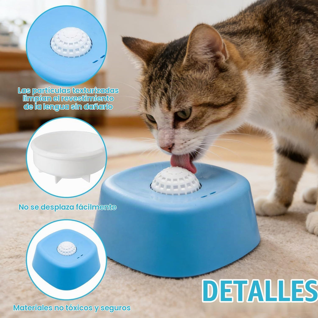 Cuenco lamedor para mascotas con bola rodante - additional image 2